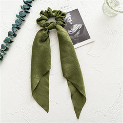 Boho Print Hair Scarf Scrunchies Chiffon Hair Ties Pack