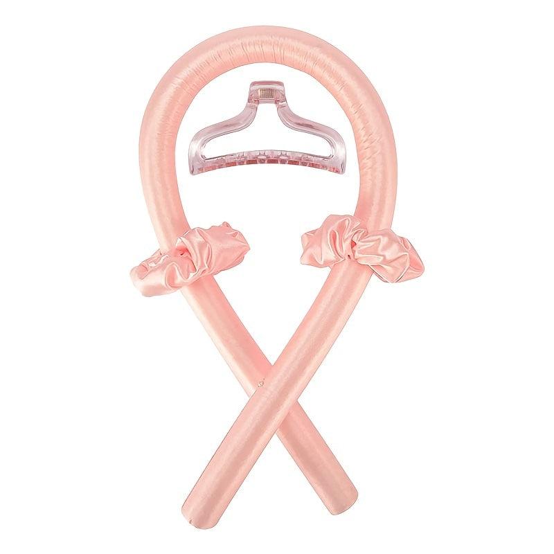 Foam Hair Rollers Set with Silk Headband for Heatless Curls Overnight