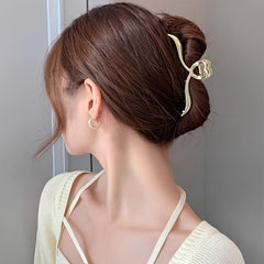 Alloy Love Heart Hair Claw Clip for Thick Hair Accessories