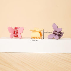 10pcs Butterfly Frosted Small Clips Hair Accessories