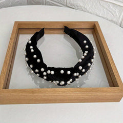 Vintage Faux Pearl Headband for Women