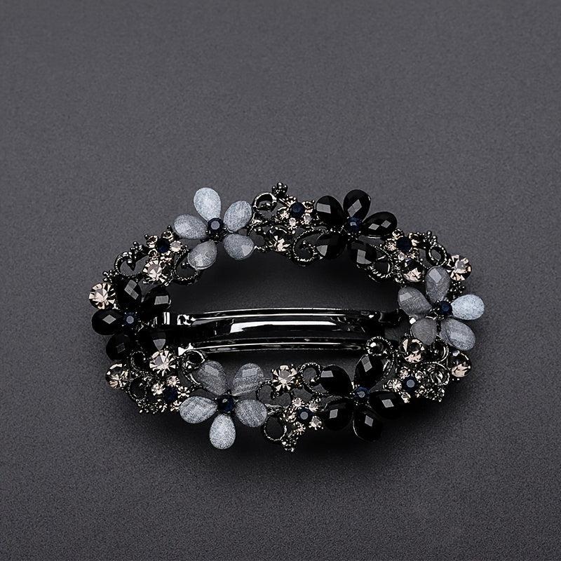 Vintage Hollowed Flower Rhinestone Hairpin Hairclip Hair Accessories