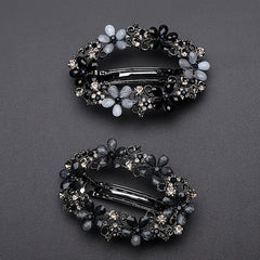 Vintage Hollowed Flower Rhinestone Hairpin Hairclip Hair Accessories
