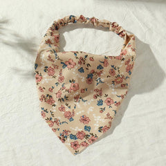 Floral Elastic Hair Bandanas Boho Turban Hair Band