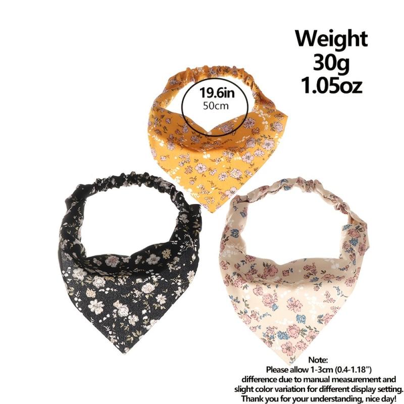 Floral Elastic Hair Bandanas Boho Turban Hair Band