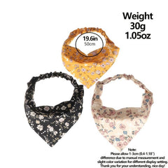 Floral Elastic Hair Bandanas Boho Turban Hair Band