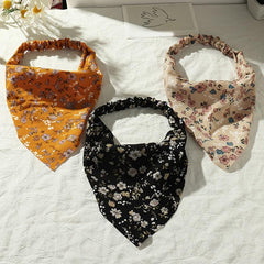 Floral Elastic Hair Bandanas Boho Turban Hair Band