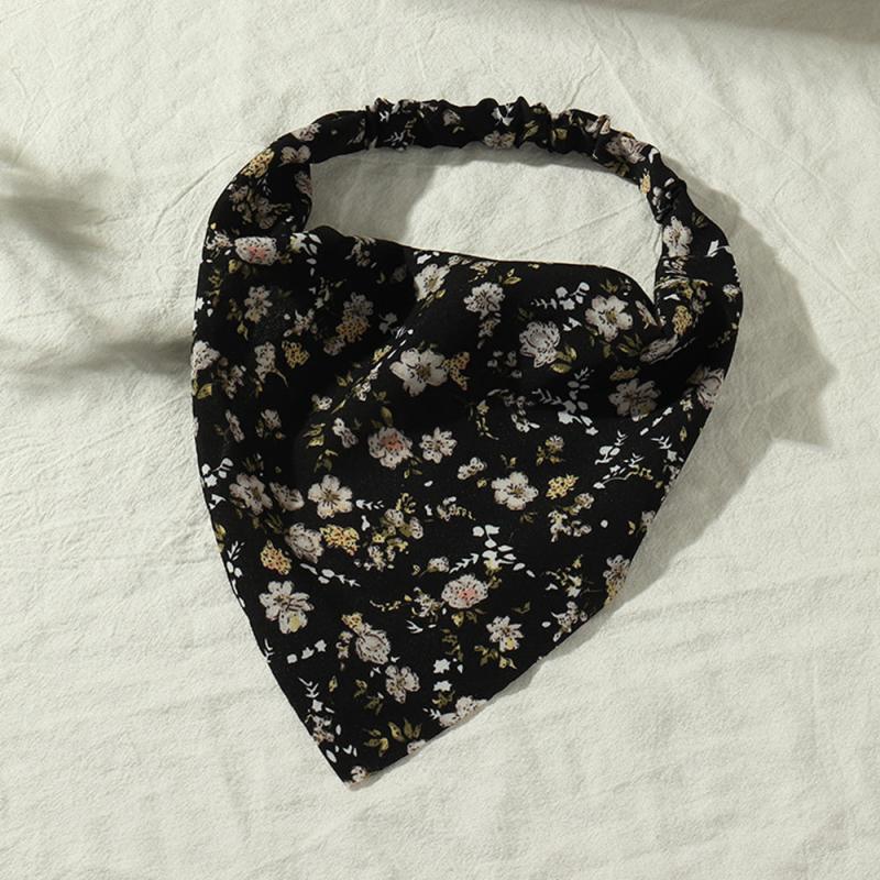 Floral Elastic Hair Bandanas Boho Turban Hair Band