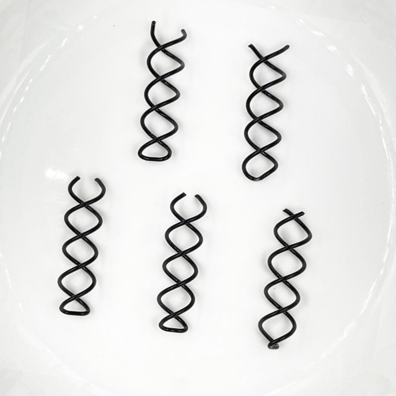 5pcs Spiral Hair Clip U Shaped Hair Styler Ponytail Bun Headwear Hairpin