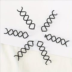 5pcs Spiral Hair Clip U Shaped Hair Styler Ponytail Bun Headwear Hairpin