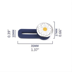 5Pcs Metal Silicone Jeans Buttons Waist Extension Buckle