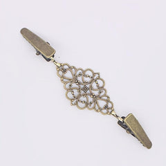 Antiqued Shawl Clip Stylish Clothes Clip Brooch