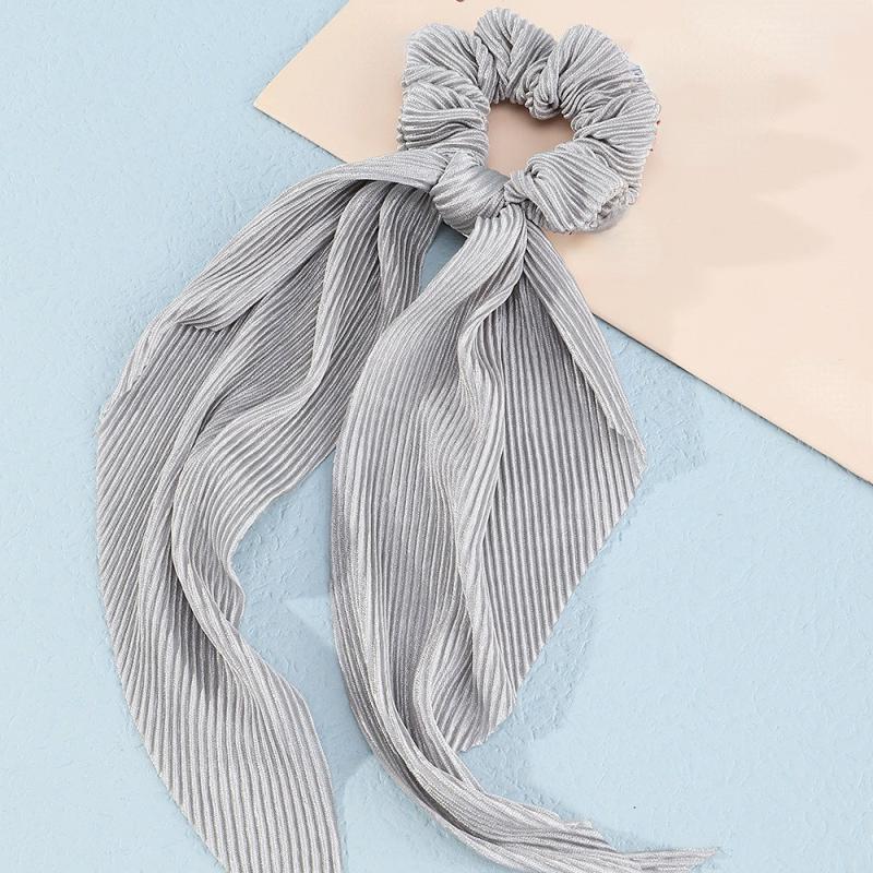 3pcs Velvet Hair Scarf Scrunchie Vintage Ponytail Holder