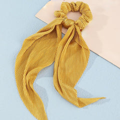 3pcs Velvet Hair Scarf Scrunchie Vintage Ponytail Holder