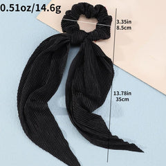 3pcs Velvet Hair Scarf Scrunchie Vintage Ponytail Holder