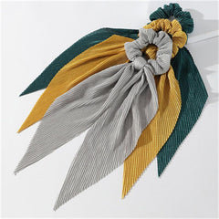 3pcs Velvet Hair Scarf Scrunchie Vintage Ponytail Holder