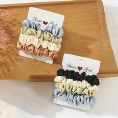 8pcs Silk Scrunchies Large Hair Ties Adults Women's Hair Ties