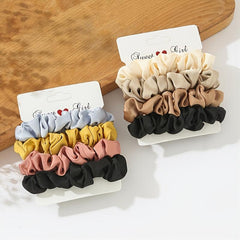 8pcs Silk Scrunchies Large Hair Ties Adults Women's Hair Ties