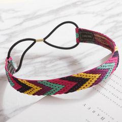 Boho Headband Headdress Braided Headwear for Women