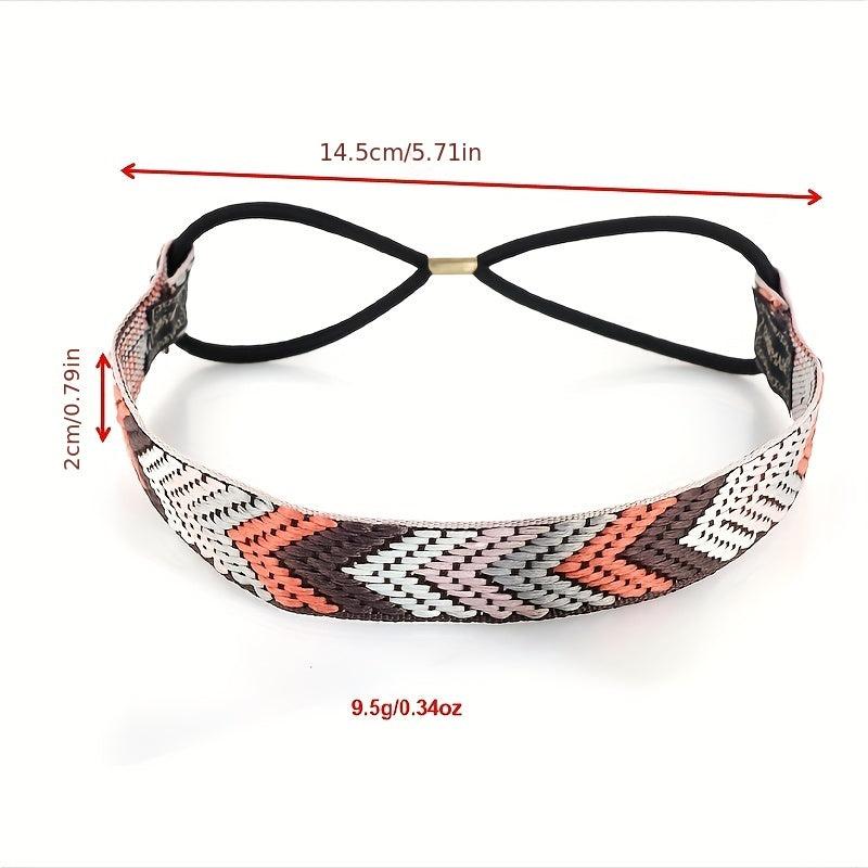 Boho Headband Headdress Braided Headwear for Women