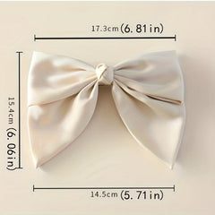 Satin Bowknot Hair Clip French Clip Hair Accessories