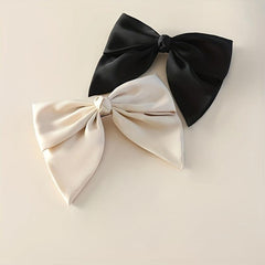 Satin Bowknot Hair Clip French Clip Hair Accessories