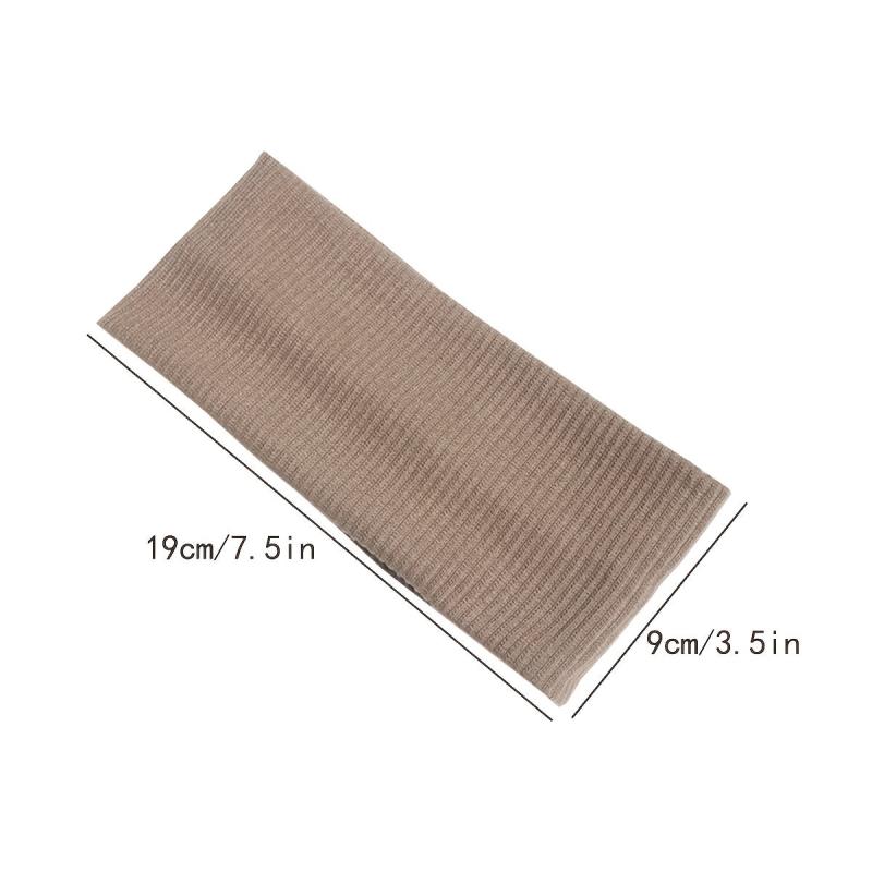 Solid Wide Knitted Headband Twisted Hair Accessories
