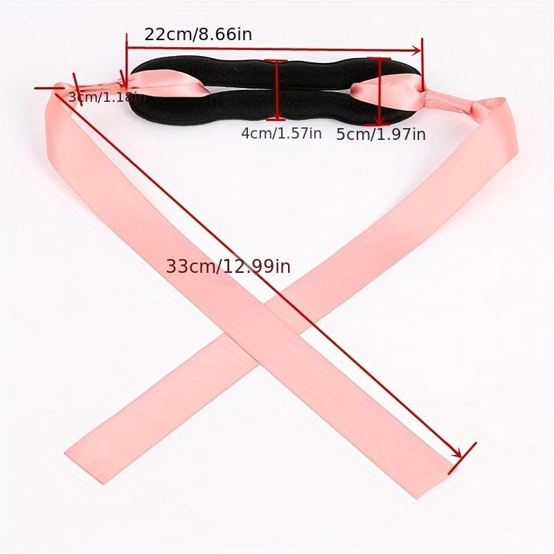 Bun Maker With Satin Ribbon Ponytail Holder DIY Hair Styler