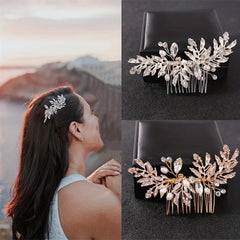 Bridal Vintage Headpiece Crystal Hair Comb