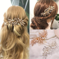 Bridal Vintage Headpiece Crystal Hair Comb