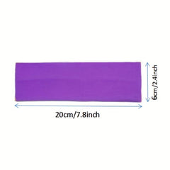 Women's Sports Fitness Sweat Headband Elastic Bundle Hair Band