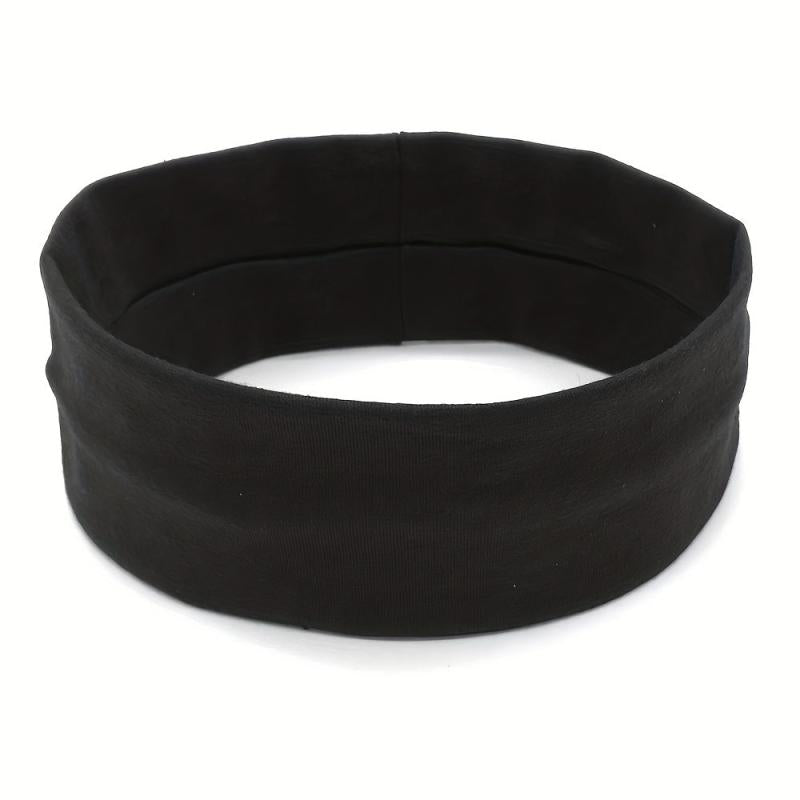 Women's Sports Fitness Sweat Headband Elastic Bundle Hair Band
