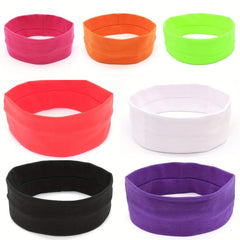 Women's Sports Fitness Sweat Headband Elastic Bundle Hair Band