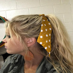 Floral Hair Scrunchies Ribbon Ponytail Streamers Bow Headwear