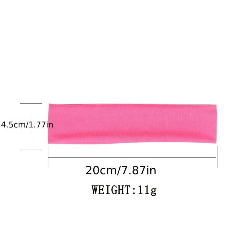 18 Colors Women Sports Headbands Headwraps Solid Workout Running Yoga Hair Band