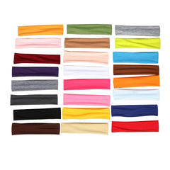 18 Colors Women Sports Headbands Headwraps Solid Workout Running Yoga Hair Band