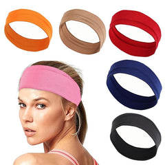 18 Colors Women Sports Headbands Headwraps Solid Workout Running Yoga Hair Band