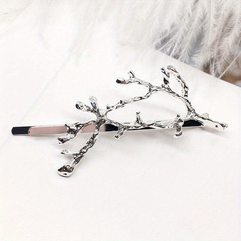 Elk Horn Branch Hair Clip Bobby Princess Style Hair Clip