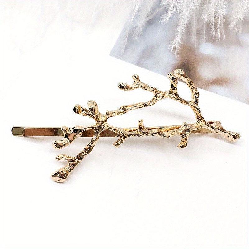 Elk Horn Branch Hair Clip Bobby Princess Style Hair Clip