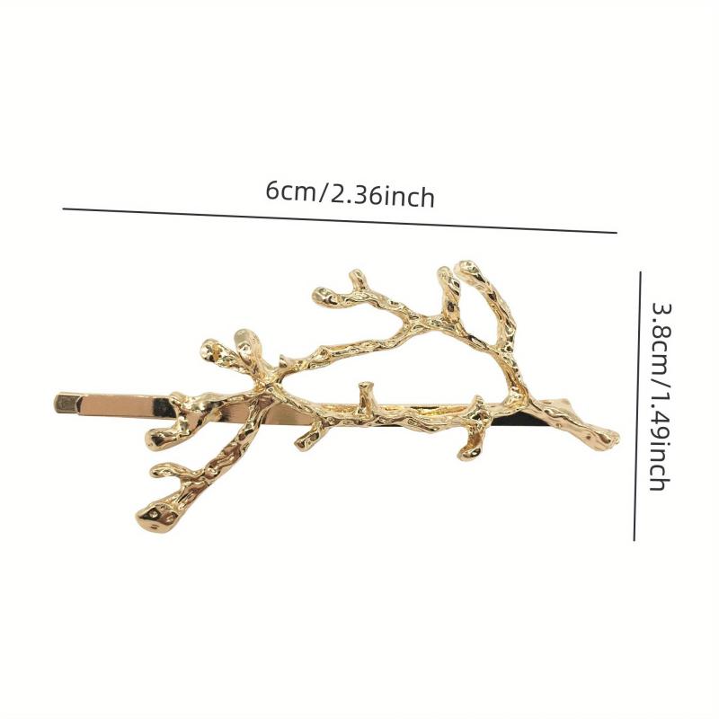 Elk Horn Branch Hair Clip Bobby Princess Style Hair Clip
