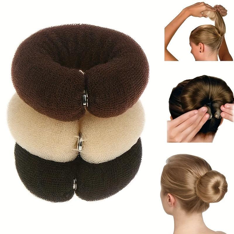 Invisible Hair Bun Donut Cushion Bun Maker Hair Accessories