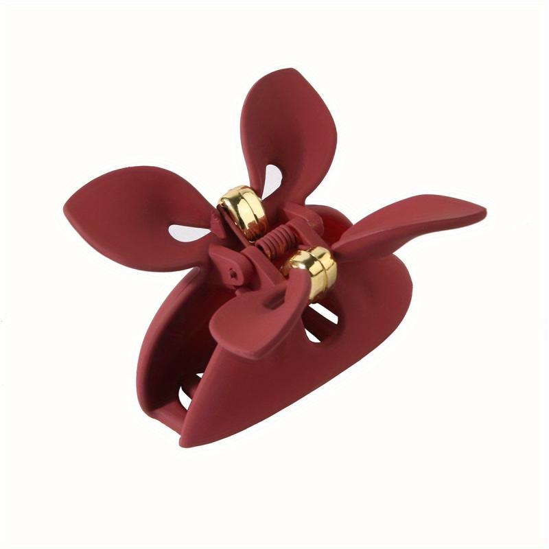 Matte Solid Hair Claw Clip Small Acrylic Non Slip Strong Hold Grip
