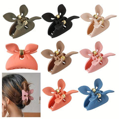 Matte Solid Hair Claw Clip Small Acrylic Non Slip Strong Hold Grip