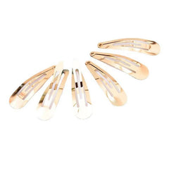 30pcs Metal Snap Hair Clips Non slip Hair Barrettes Hairpins