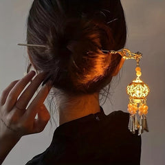 Chinese Style Lantern Pendant Hair Stick Hair Accessories For Women