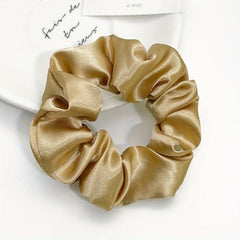 10pcs Satin Scrunchies For Thick Hair Elastic Hair Ties Set