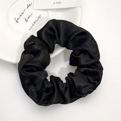 10pcs Satin Scrunchies For Thick Hair Elastic Hair Ties Set