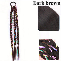 Colorful Ribbon Wig Braid Hair Tie Hippie Style Hair Accessories