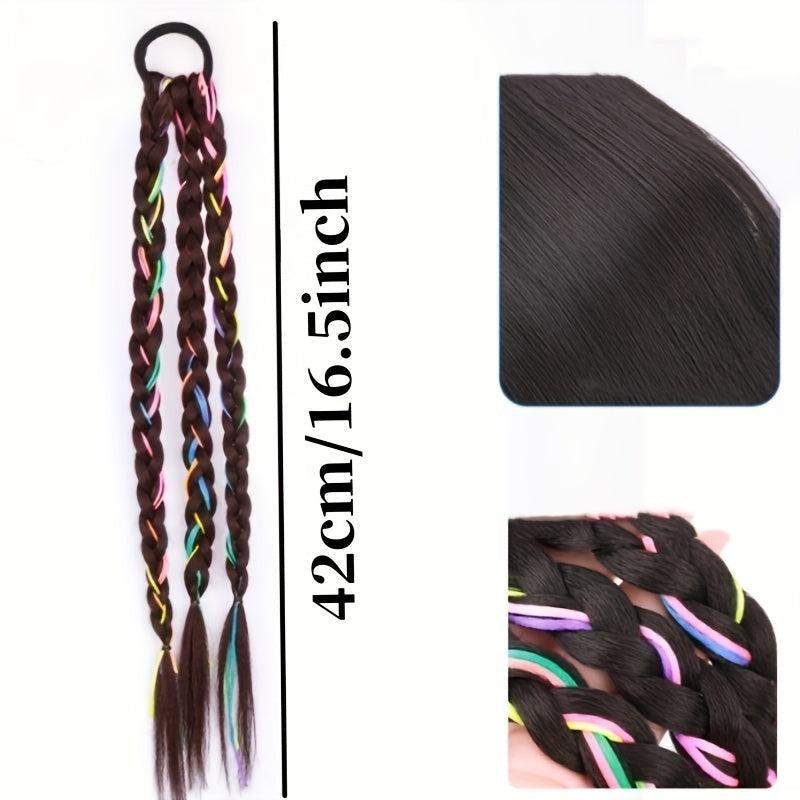 Colorful Ribbon Wig Braid Hair Tie Hippie Style Hair Accessories