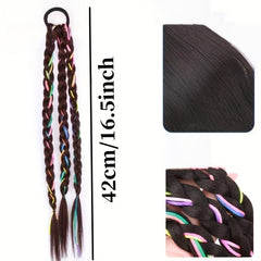 Colorful Ribbon Wig Braid Hair Tie Hippie Style Hair Accessories